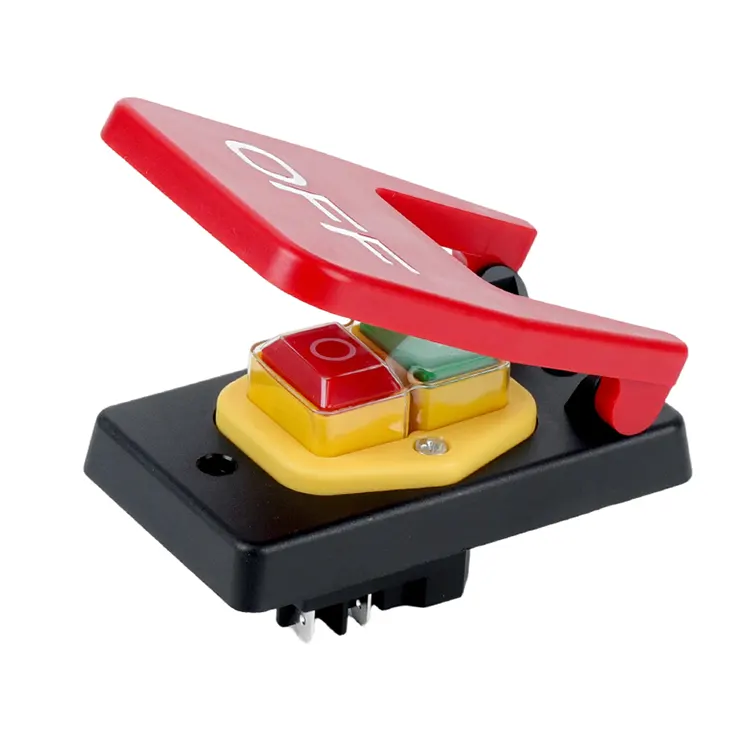 16A ビッグレッド OFF パネル押しボタン電磁スイッチ