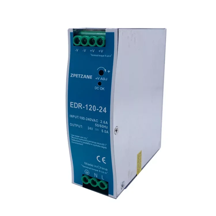 EDR-120W DIN レール取り付けスイッチ電源
