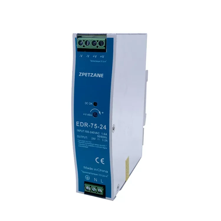 EDR-75W DIN レール取り付けスイッチ電源