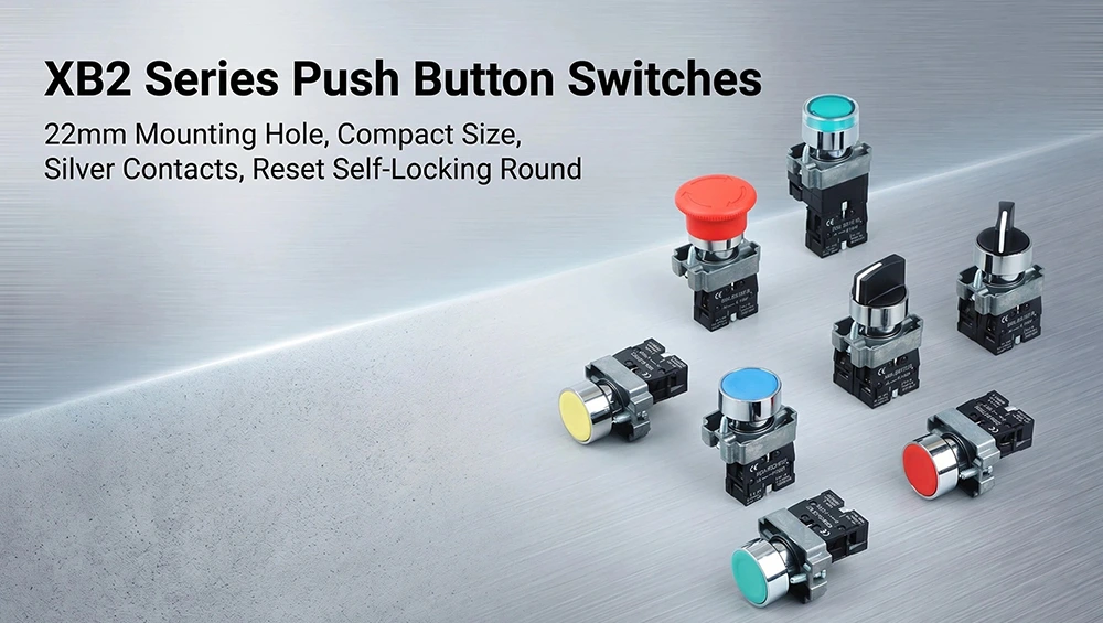 XB2-BA Momentary Reset Push Button Switch Five Color